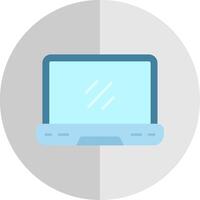 Laptop Flat Scale Icon vector