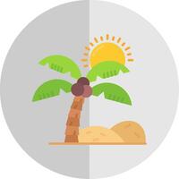 Oasis Flat Scale Icon vector