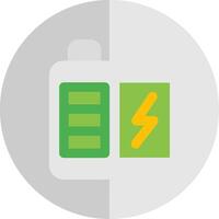 Battery full Flat Scale Icon vector