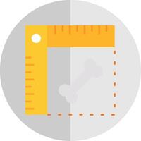 Ruler Flat Scale Icon vector