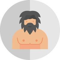 Men Flat Scale Icon vector