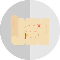 Map Flat Scale Icon vector