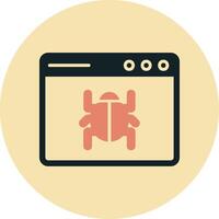 Web Bug Vector Icon