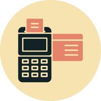 Credit Card Machine Vector Icon