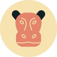 Hippopotamus Vector Icon