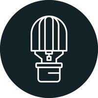 Hot Air Balloon Vector Icon