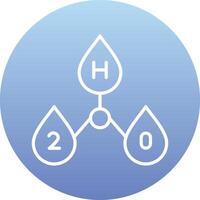 H2o Vector Icon