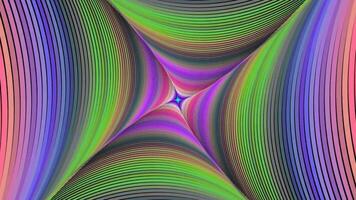 colorida abstrato espiral fundo - desatado ciclo movimento gráfico Projeto video
