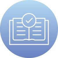 Open Book Vector Icon