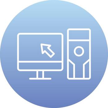 Computer Vector Icon