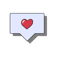 hjärta text, valentine platt grafisk illustrationer, transparent bakgrund png
