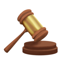 Wooden gavel justice png