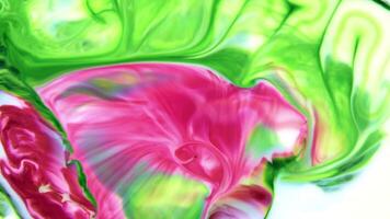 Vertical Vivid Colored Fluid Art Movement Background Footage video