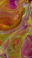 astratto verticale bellezza di arte dipingere colorato fantasia diffusione video