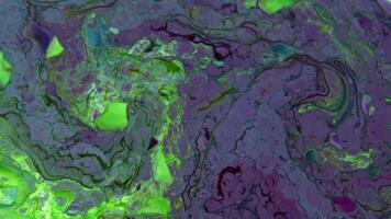 Abstract Background With Psychedelic Painting in Vivid Liquid Colors Texture  Footage. video