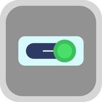 Switch Flat Round Corner Icon vector