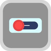 Switch Flat Round Corner Icon vector