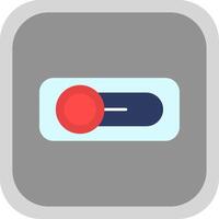 Switch Flat Round Corner Icon vector