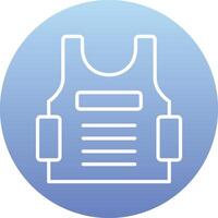 Bulletproof Vest Vector Icon