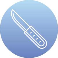 icono de vector de cuchillo