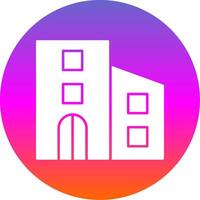 Urbanism Glyph Gradient Circle Icon vector