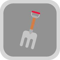 Fork Flat Round Corner Icon vector