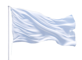 ai généré isolé blanc drapeau sur transparent Contexte png génératif ai