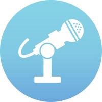 Microphone Stand Vector Icon