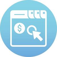 Pay Per Click Vector Icon