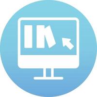 Online Book purchase Vector Icon