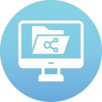 File Sharing Vector Icon