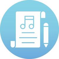 Music Composing Vector Icon