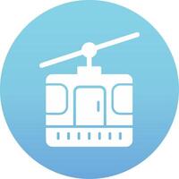 Cable Car Cabin Vector Icon