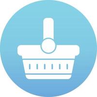 Picnic Basket Vector Icon