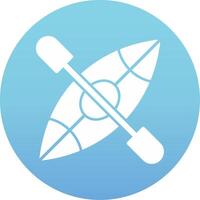 Kayak Boat Vector Icon