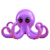 AI generated Png of Octopus against transparent Background