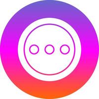 More free Glyph Gradient Circle Icon vector