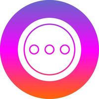 More free Glyph Gradient Circle Icon vector