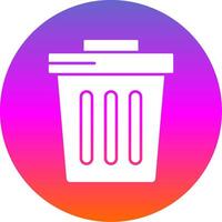 Remove Glyph Gradient Circle Icon vector
