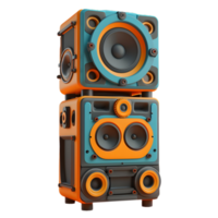 AI generated Png of Tower Speaker against transparent Background