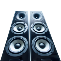 AI generated Png of Tower Speaker against transparent Background