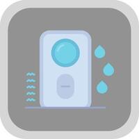 Humidifier Flat Round Corner Icon vector