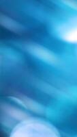 Abstract blue bokeh light effect background. Motion animation video