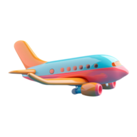 ai gerado png do avião contra transparente fundo