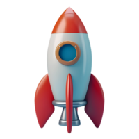 AI generated Png of Rocket against transparent Background