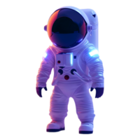 ai generado png de astronauta en contra transparente antecedentes