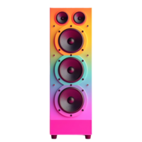 AI generated Png of Tower Speaker against transparent Background