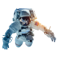 ai generado png de astronauta en contra transparente antecedentes