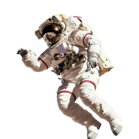 ai generiert png von Astronaut gegen transparent Hintergrund