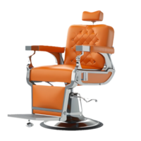 AI generated Png of barber chair against transparent Background
